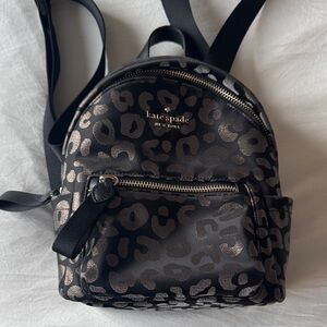 Kate Spade Metallic Leopard Backpack